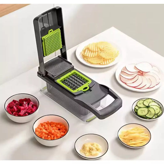 Fatiador de Legumes 16 em 1 – Sua Cozinha Mais Prática e Saudável!