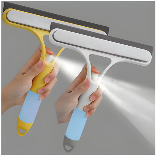 FlashMop Pro™ 3 em 1 | Rodo Spray com Borrifador, Esfregão de Microfibra e Limpeza Sem Balde